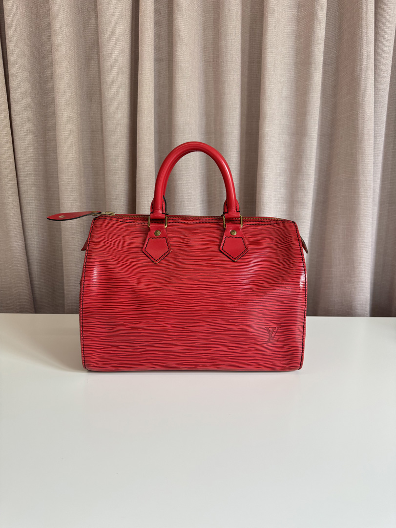 Louis Vuitton Speedy Epi Red