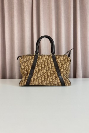 Dior Brown Boston Bag