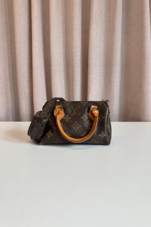 Louis Vuitton Nano Speedy With Strap