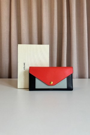 Celine Tricolor Envelope Wallet