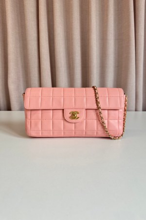 Chanel Pink East West Chocolate Bar Bag