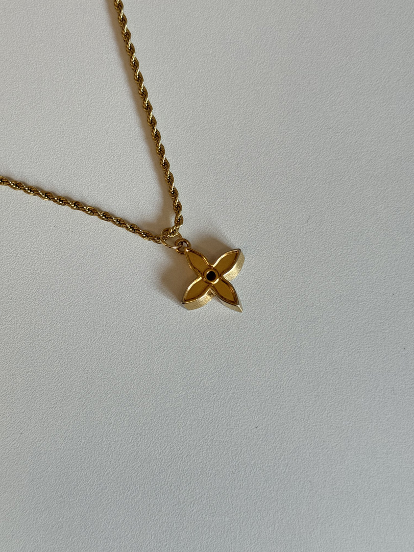 Reworked Louis Vuitton Charm Necklace