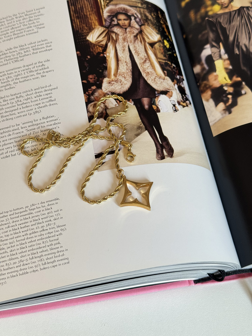 Reworked Louis Vuitton Charm Necklace