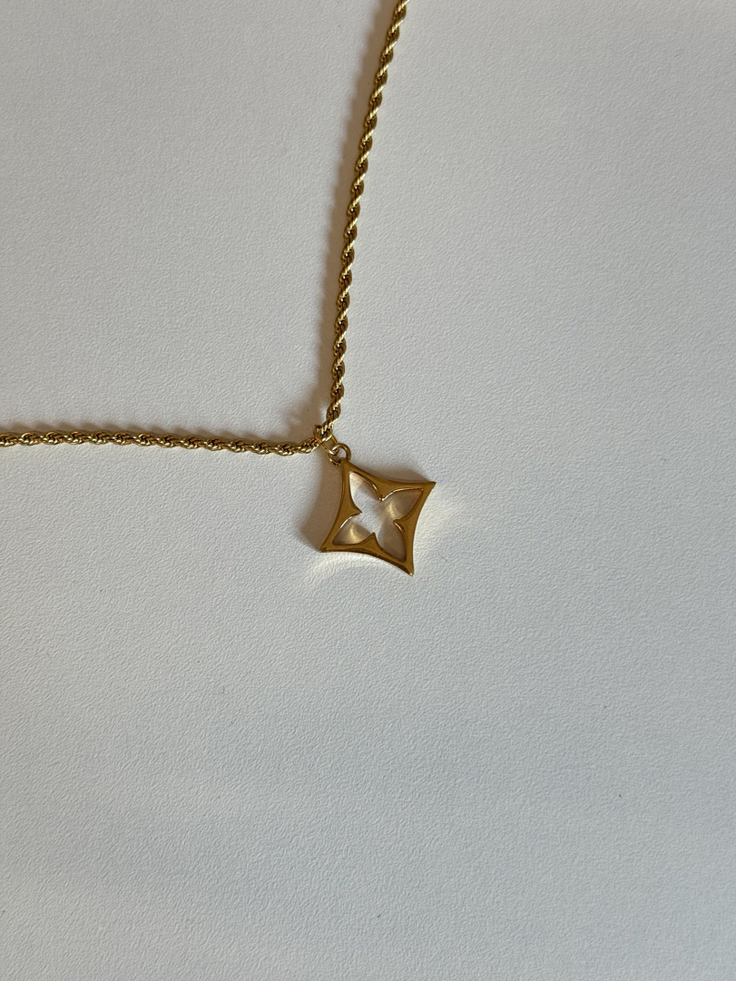Reworked Louis Vuitton Charm Necklace
