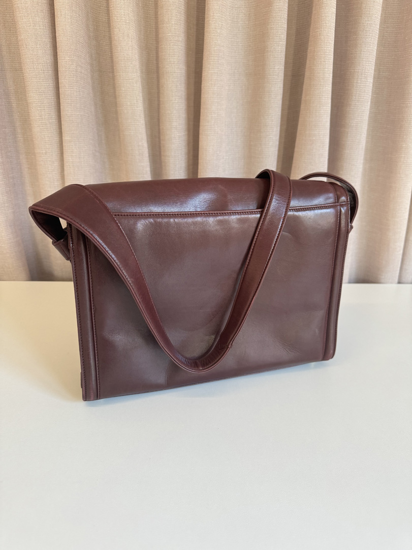 Chanel Burgundy Coco Crossbody Bag