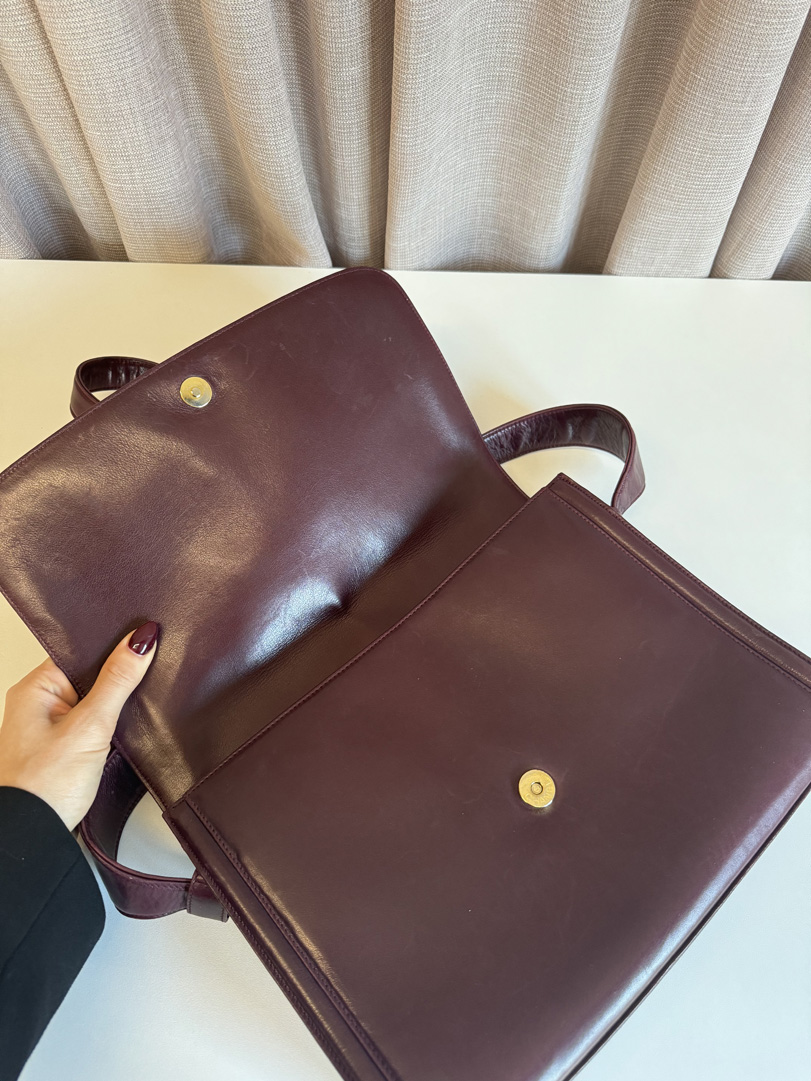 Chanel Burgundy Coco Crossbody Bag