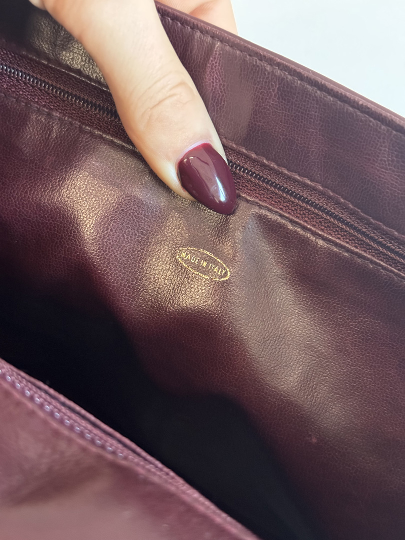 Chanel Burgundy Coco Crossbody Bag