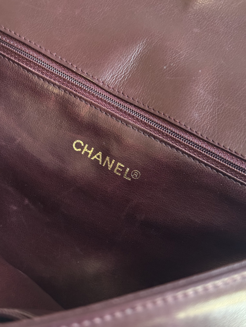 Chanel Burgundy Coco Crossbody Bag