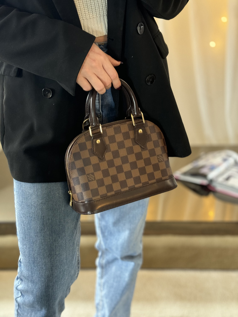 Louis Vuitton Alma BB Damier Ebene Canvas