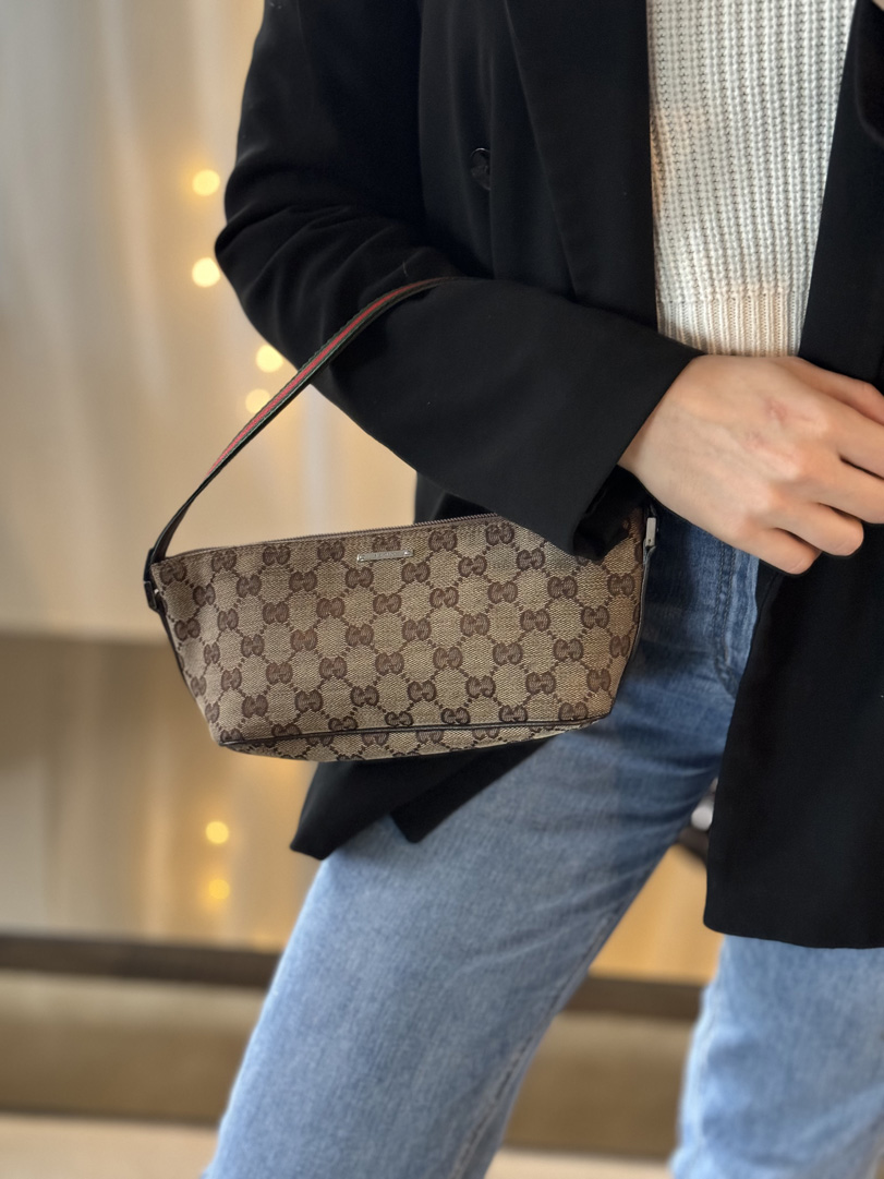 Gucci Boat Bag Cherry