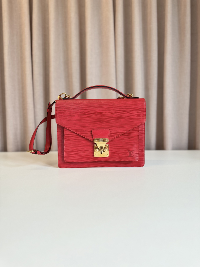 Louis Vuitton Monceau Red