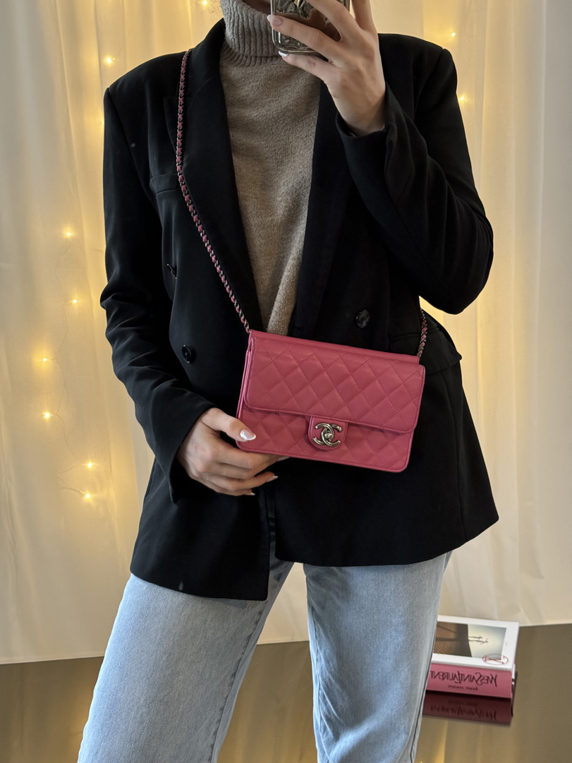 Chanel Pink Crossbody Bag