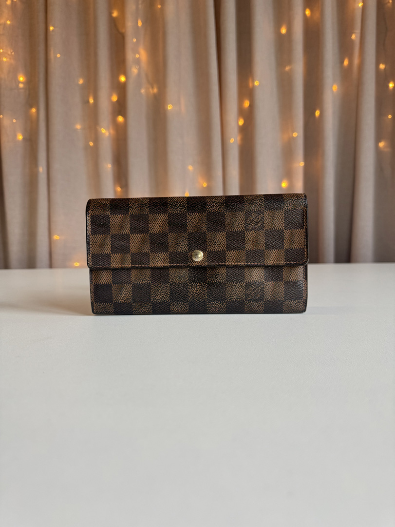 Louis Vuitton Long Wallet Damier Ebene