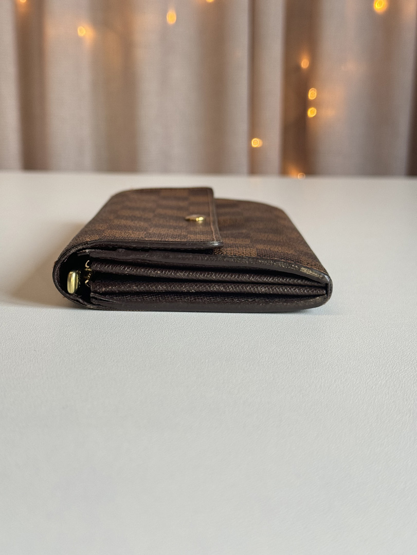 Louis Vuitton Long Wallet Damier Ebene