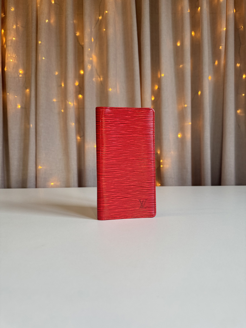 Louis Vuitton Epi Leather Red Wallet