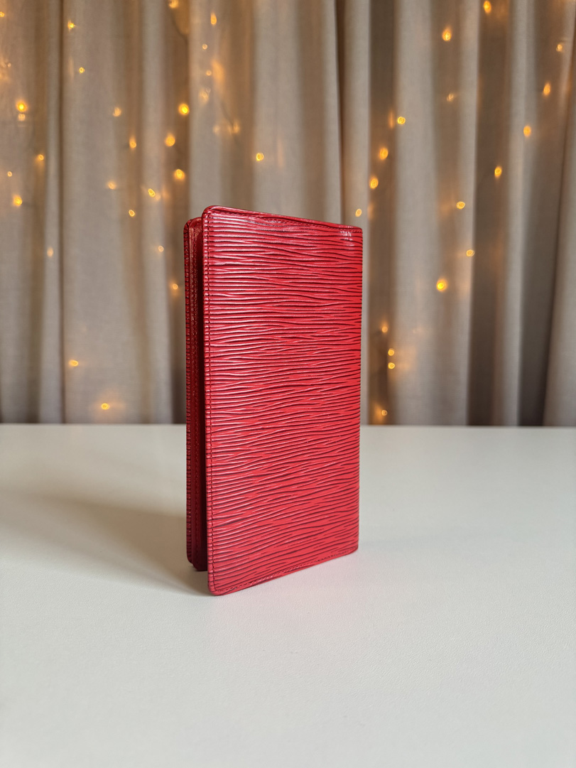 Louis Vuitton Epi Leather Red Wallet