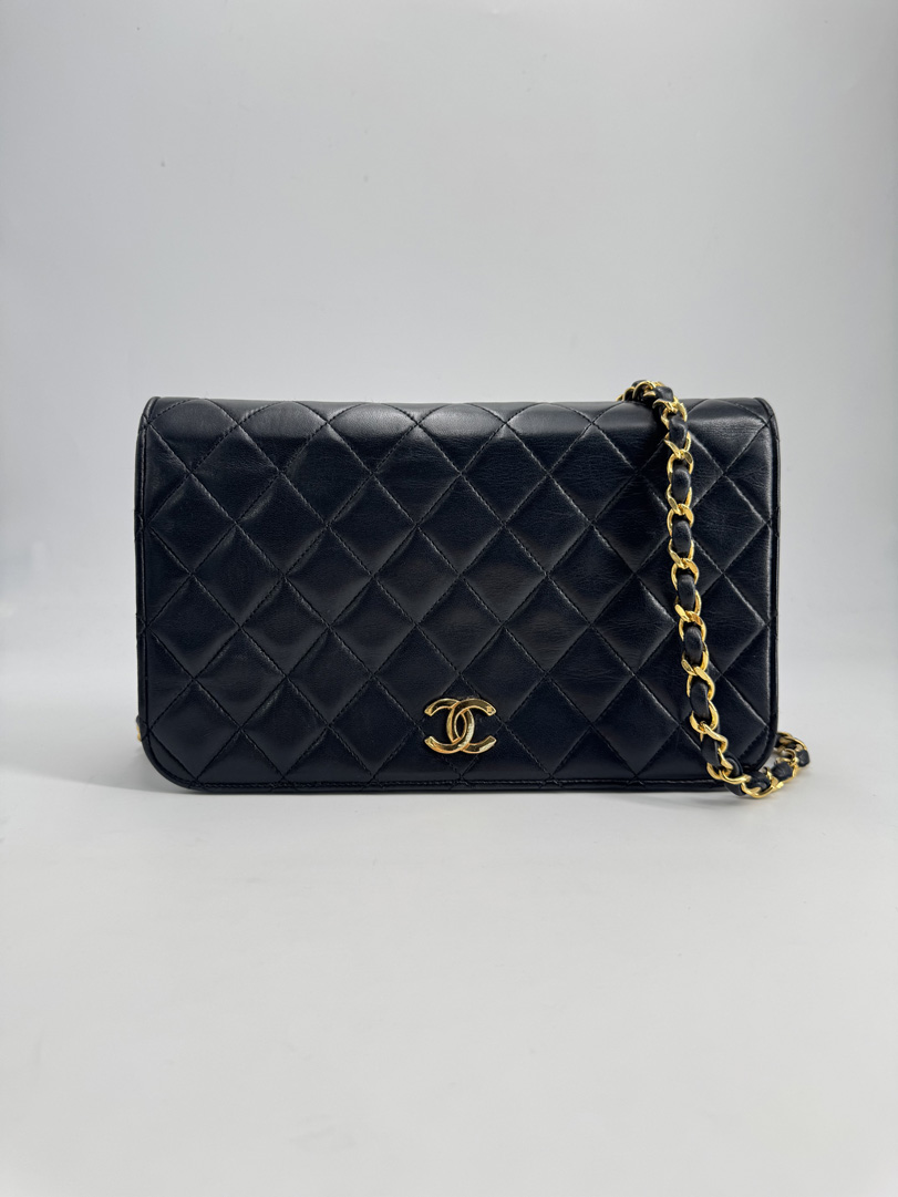 Chanel Single Flap Push Lock