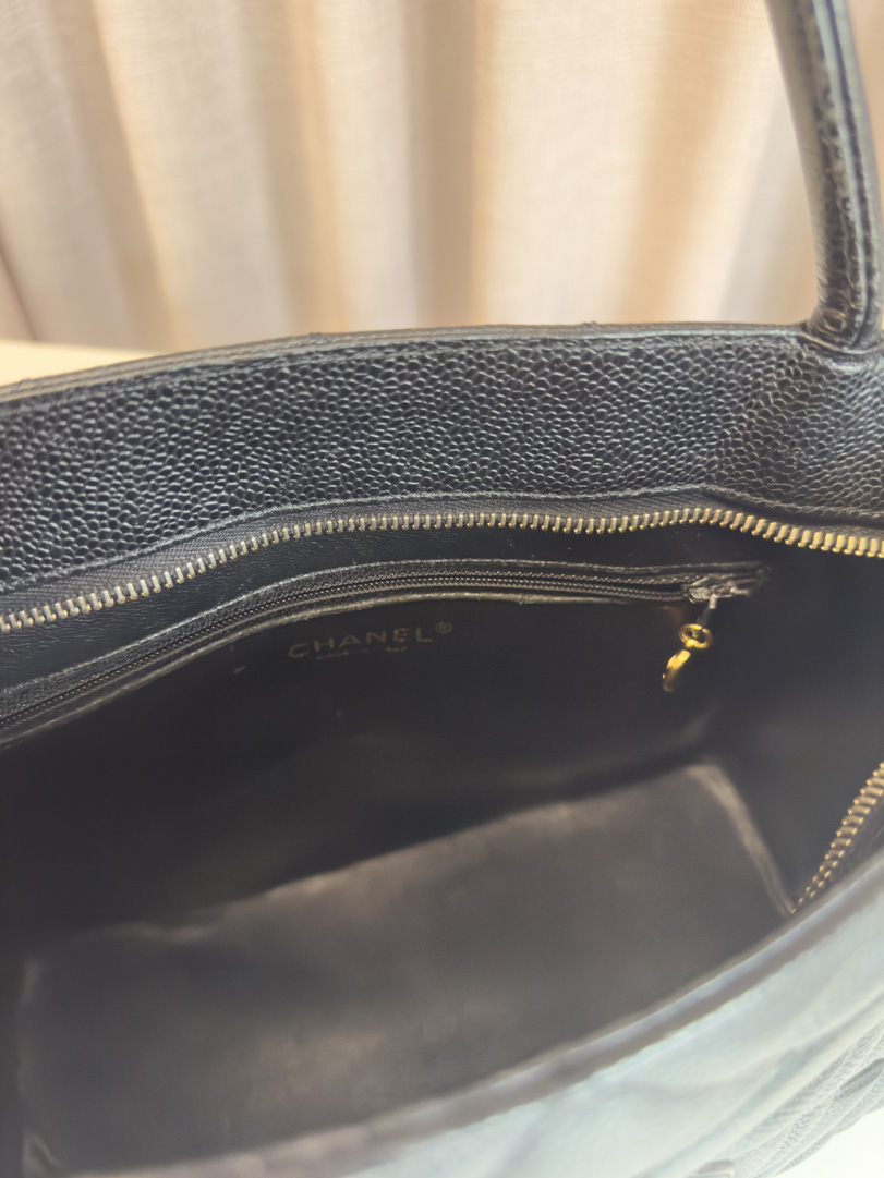 Chanel Medallion Tote Caviar