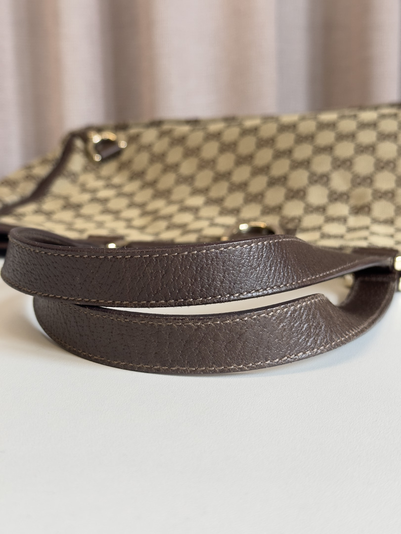 Gucci GG Canvas Brown Shopper