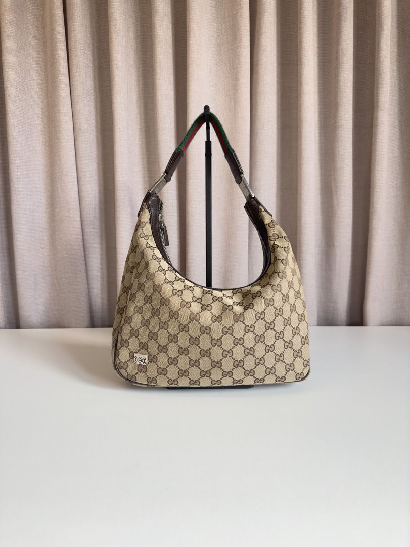 Gucci Hobo GG Canvas Sherry