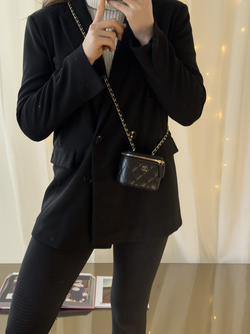 Chanel Black Vanity Bag