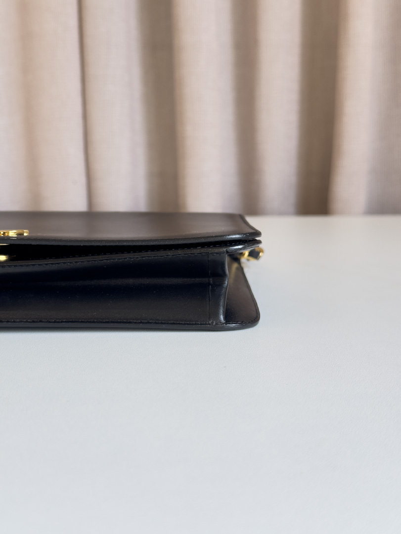 Chanel Black Leather Single Flap - Image 6