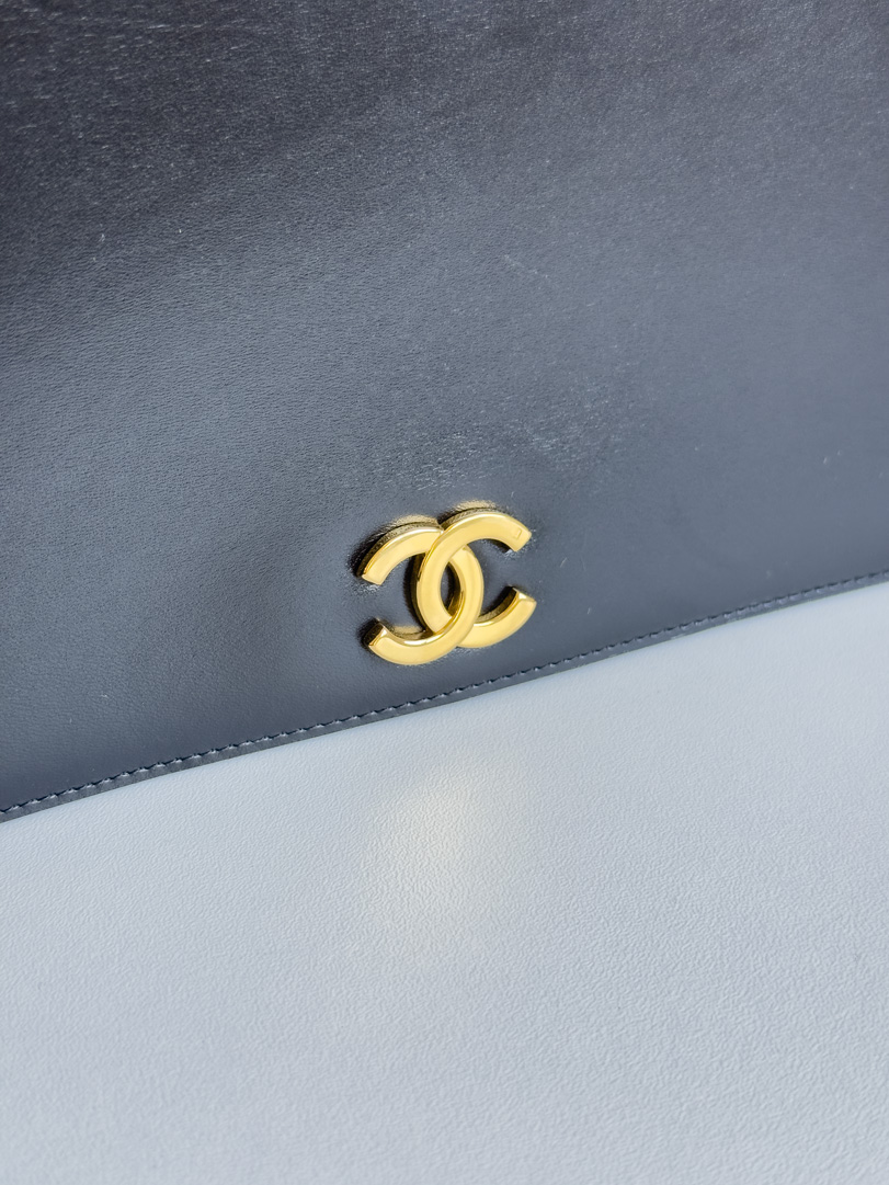 Chanel Black Leather Single Flap - Image 7