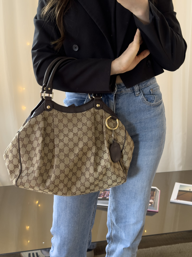 Gucci GG Canvas Shoulder Bag