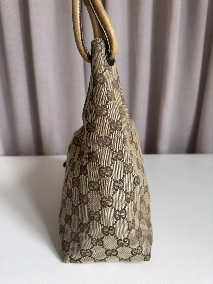 Gucci Canvas Shoulder Bag - Afbeelding 6