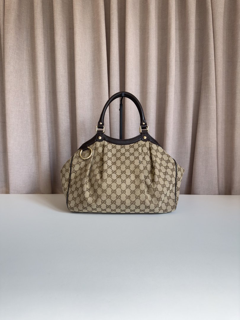 Gucci Canvas Shoulder Bag