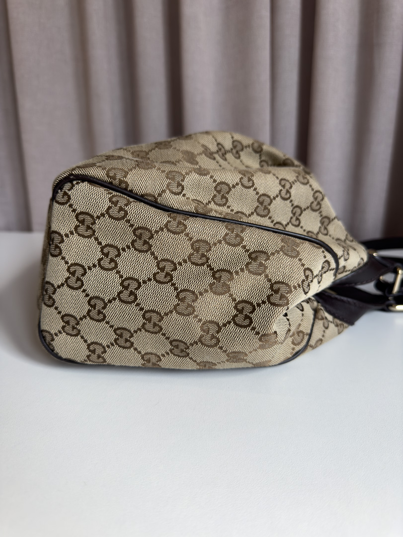 Gucci Canvas Shoulder Bag - Afbeelding 6