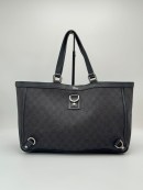 Gucci Canvas Tote Black