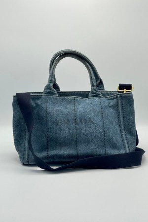 Prada Denim Canapa Bag