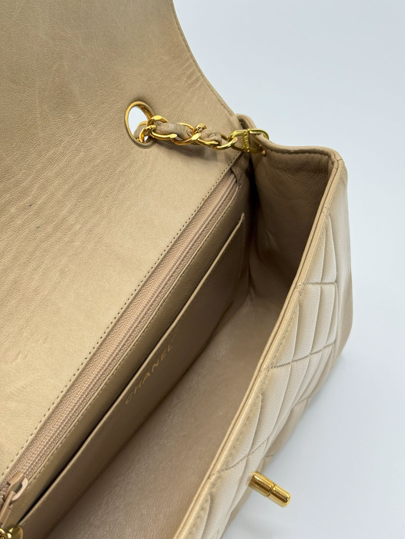 Chanel Diana Small Lambskin Leather