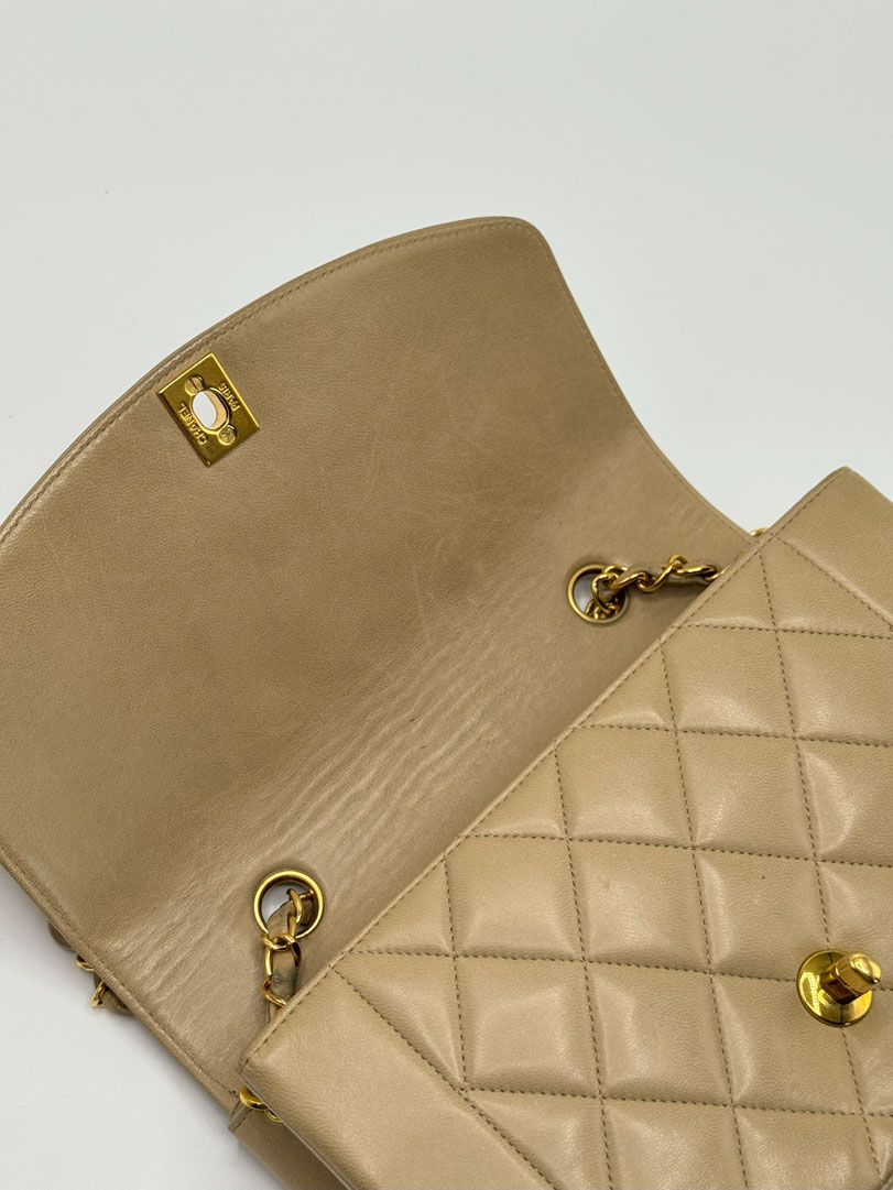 Chanel Diana Small Lambskin Leather