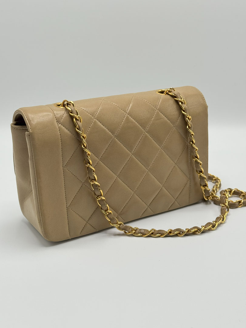Chanel Diana Small Lambskin Leather