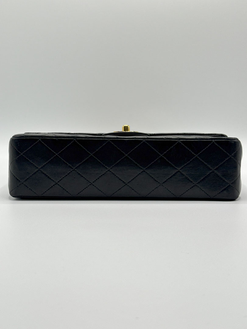 Chanel Double Flap Bag Medium Lambskin Leather