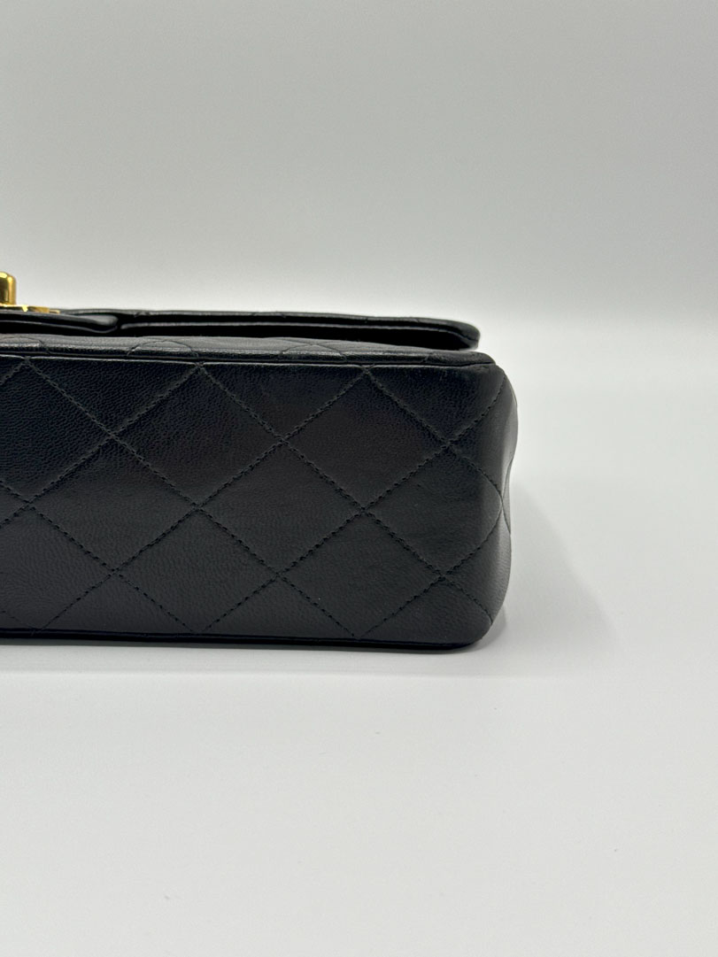 Chanel Double Flap Bag Medium Lambskin Leather