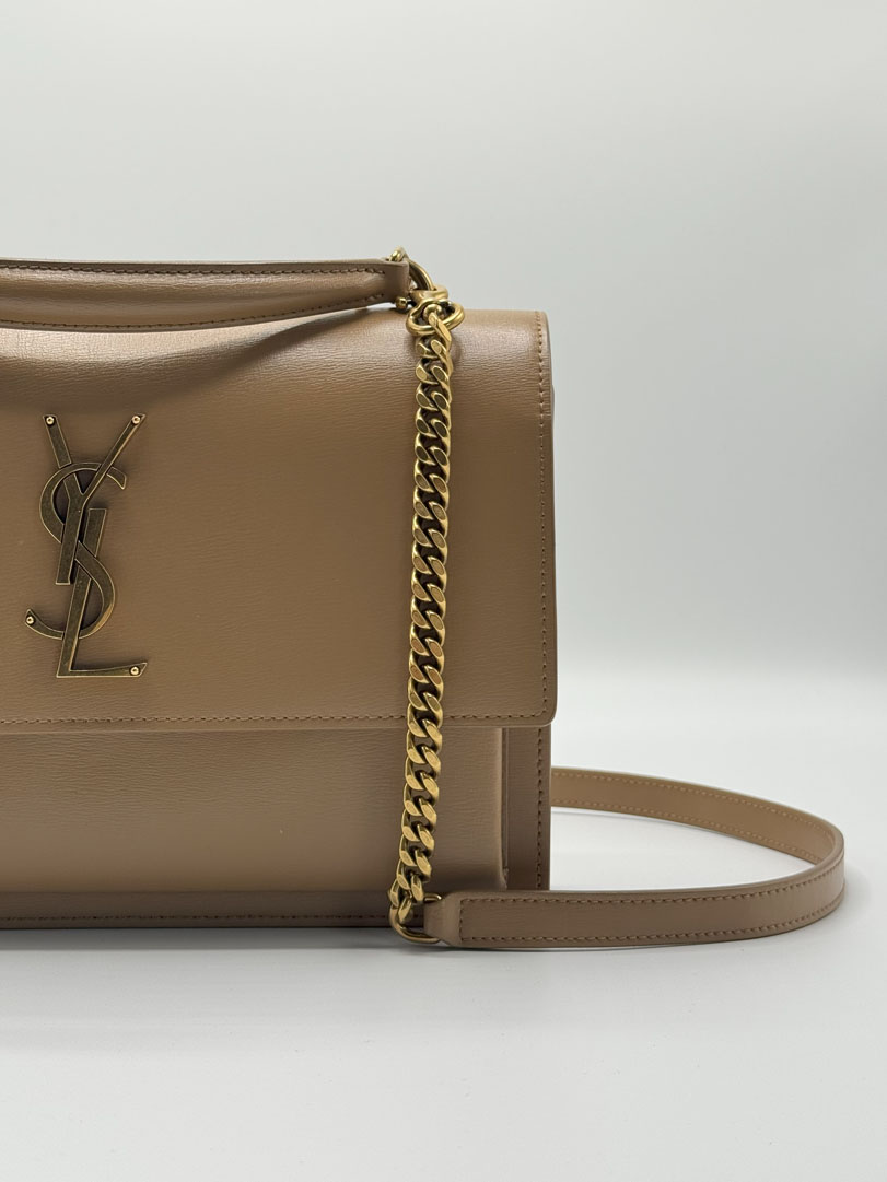 Tan Ysl Sunset Crossbody Yves Saint Laurent Sunset Medium Shoulder