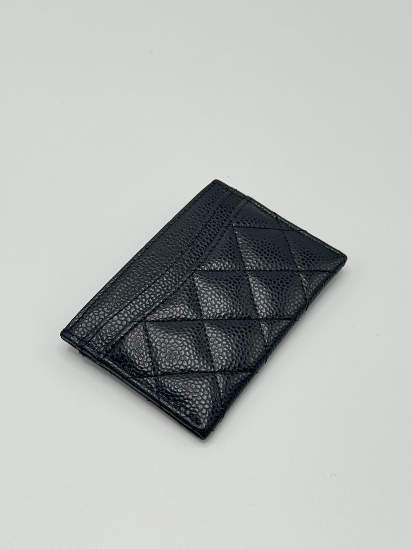 Chanel Caviar Leather Card Holder