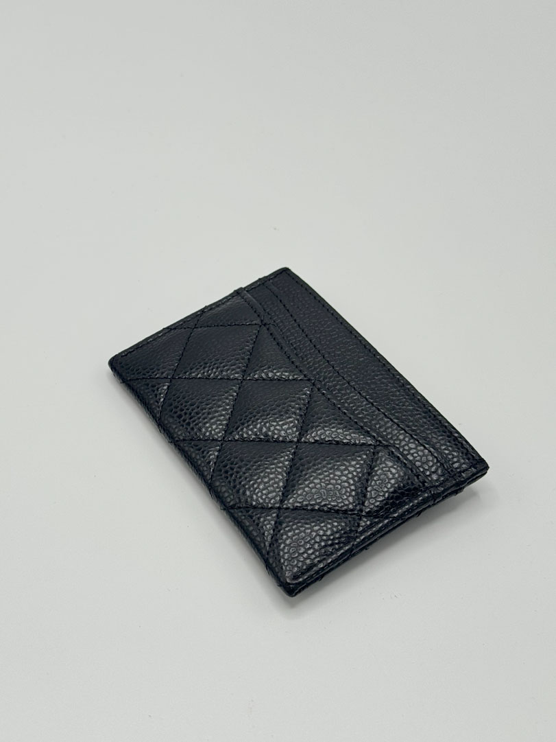 Chanel Caviar Leather Card Holder