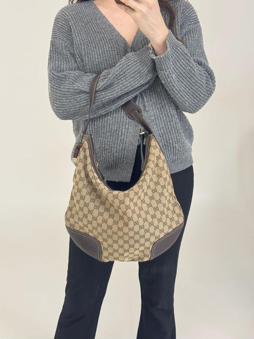 Gucci Canvas Shoulder Bag