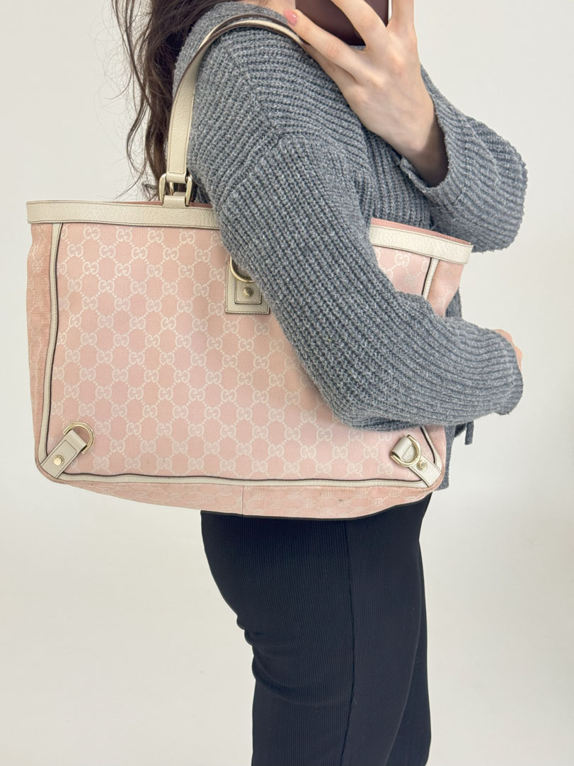 Gucci Pink GG Canvas