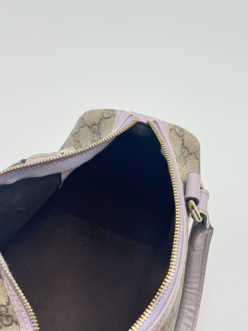 Gucci GG Supreme Mini Boston Bag