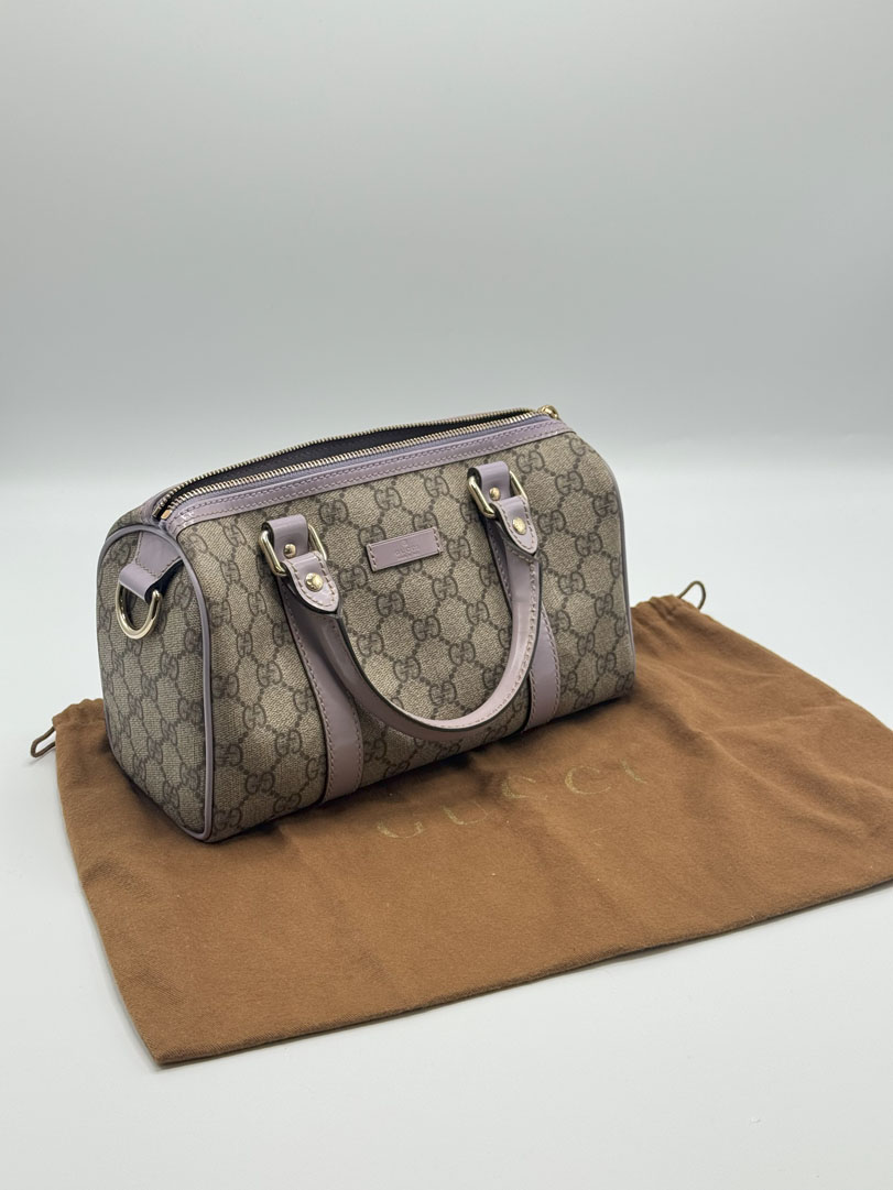 Gucci GG Supreme Mini Boston Bag