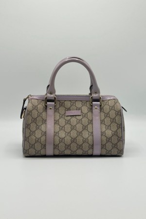 Gucci GG Supreme Mini Boston Bag