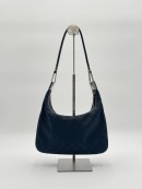 Gucci Black GG Canvas Shoulder Bag