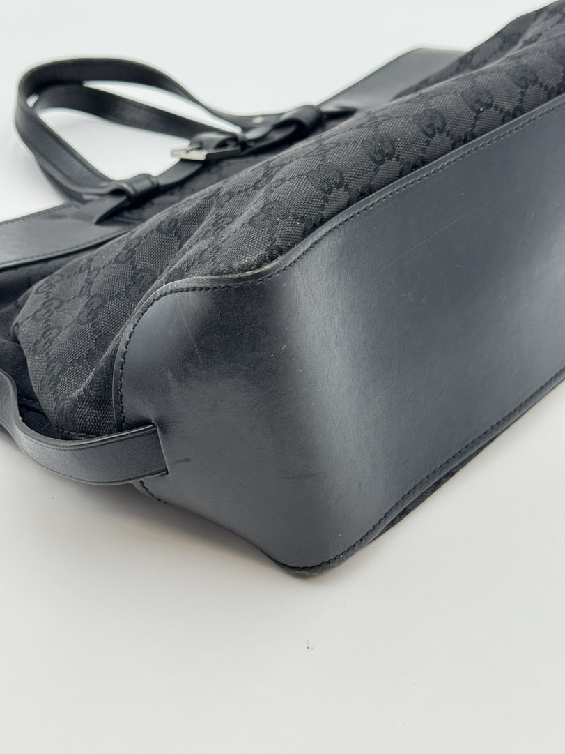 Gucci GG Canvas Hand Bag Black