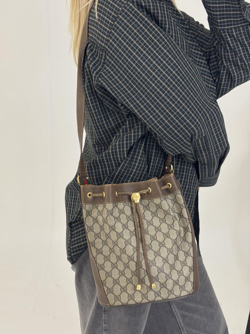 Gucci GG Supreme Web Sherry Line