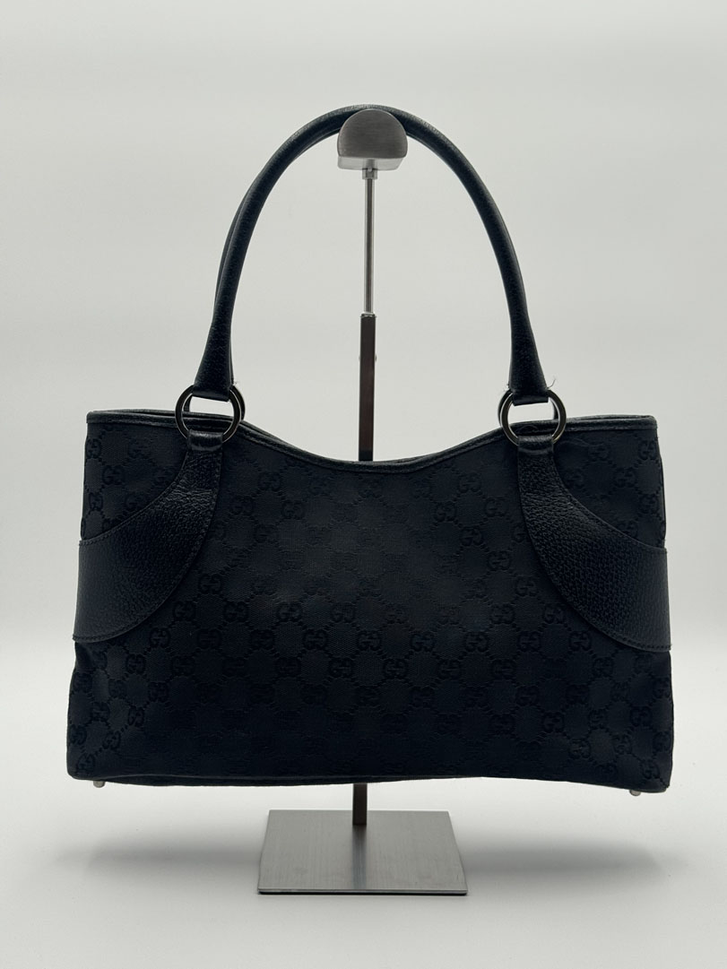 Gucci Black Canvas Shoulder Bag
